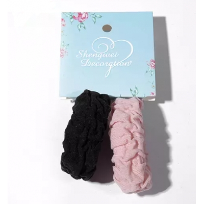 Wholesale custom fashion colors velvet elastic hair scrunchie